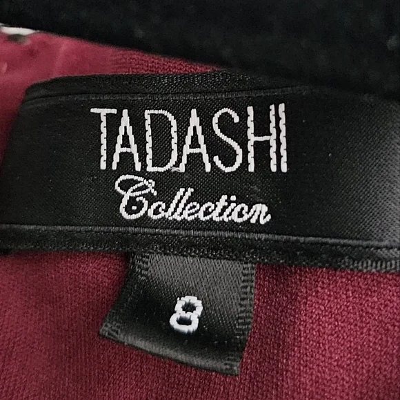 Tadashi Shoji Burgundy Dress - Picture 3 of 11